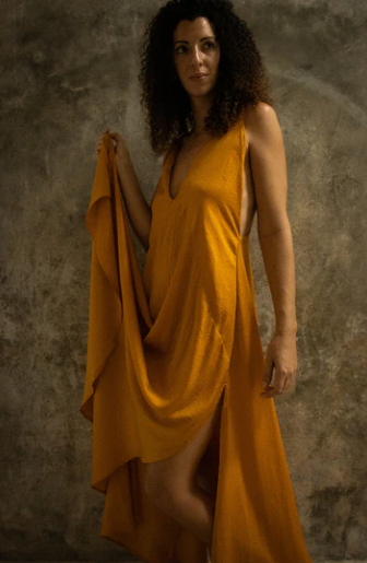 Mandha Dress | Natural Silk