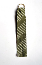 Buffalo Key Chain | Block Print Fabric
