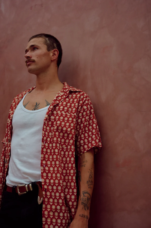 Buffalo Shirt | Block Print Cotton