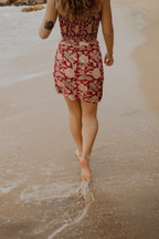 Buffalo Wrap Skirt | Block Print Cotton