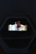 Solo Silver Ring - Garnet 1517-4