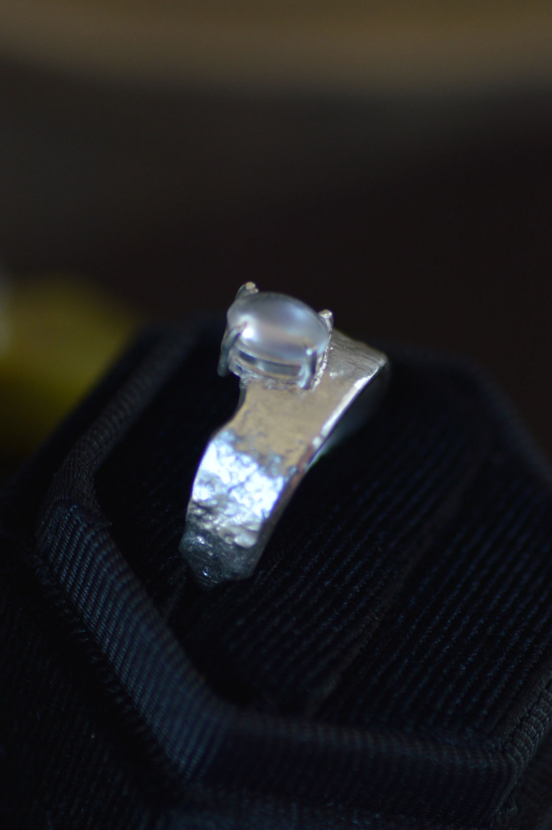 Solo Silver Ring - Moonstone 1517-2