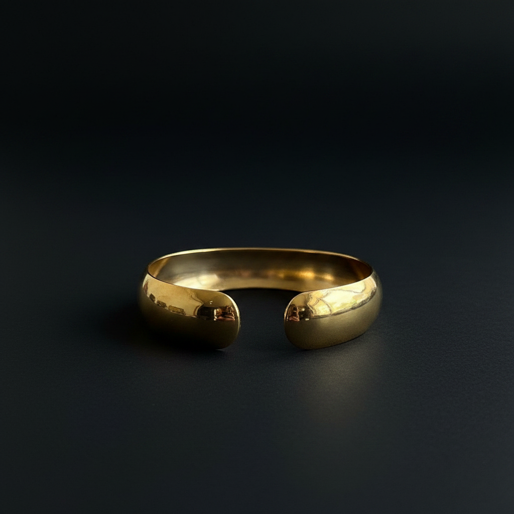 Bubble Cuff | Brass