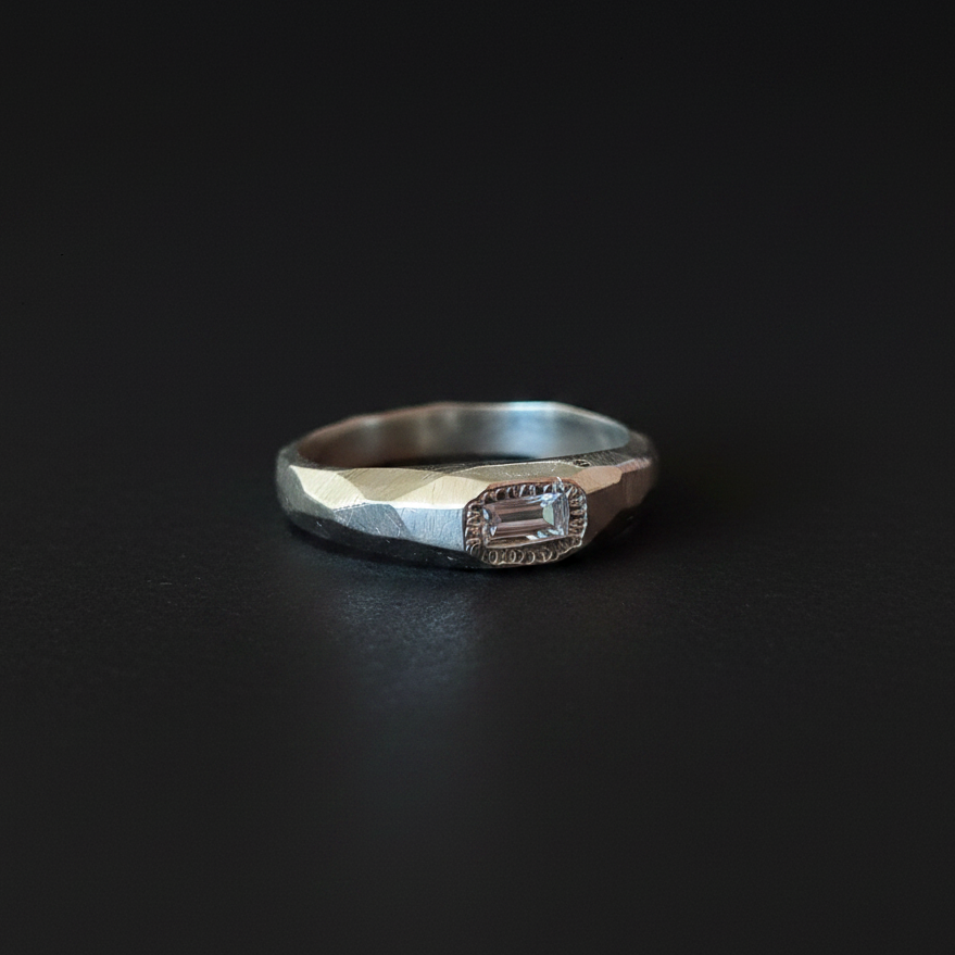 Cleo Silver Ring | White Sapphire 2221