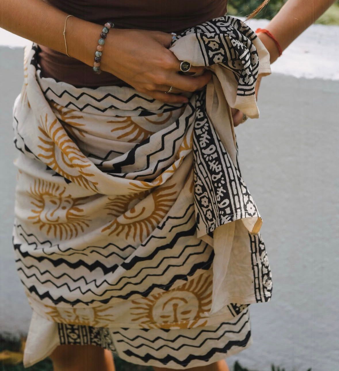 Buffalo Sarong | Block Print Cotton