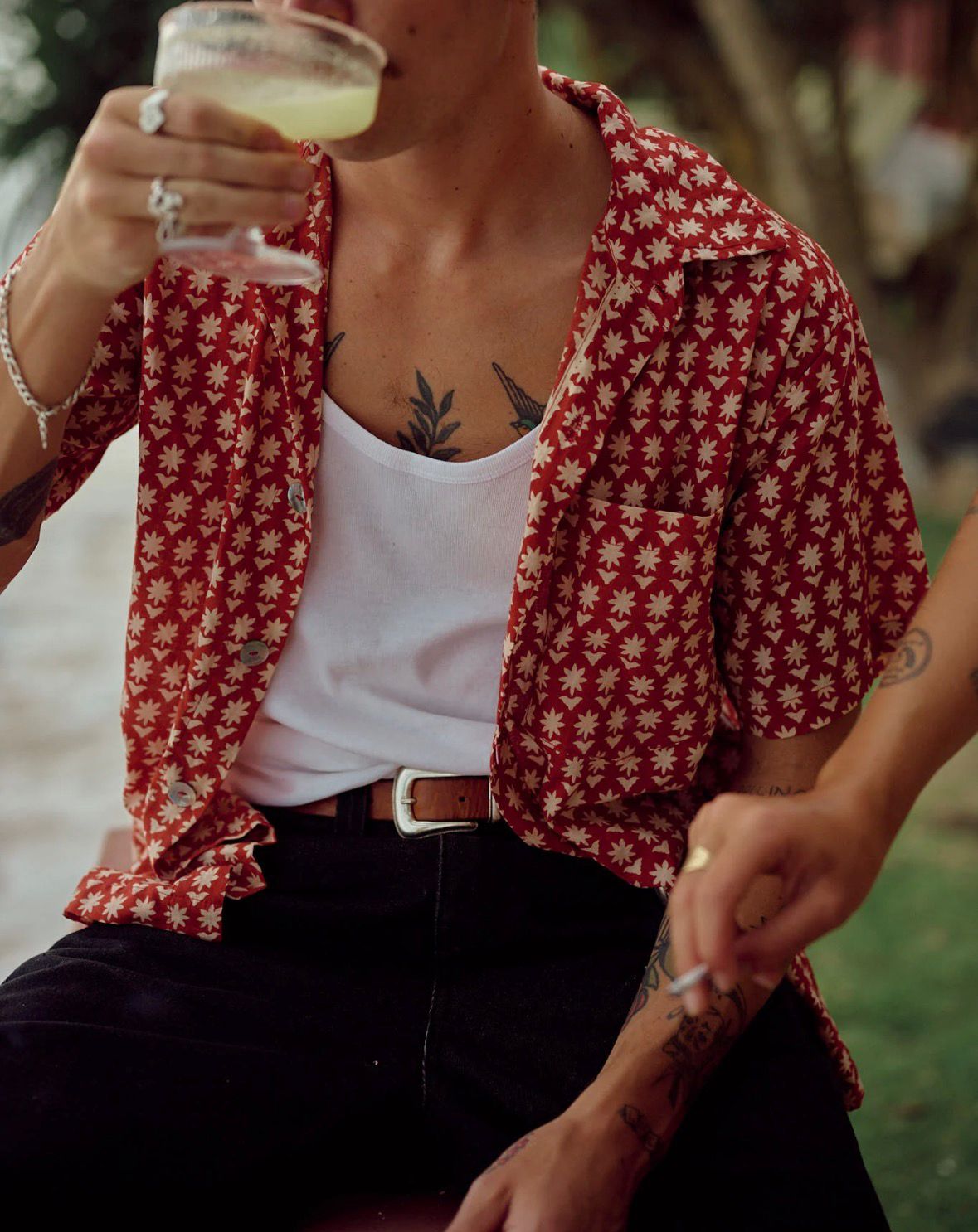 Buffalo Shirt | Block Print Cotton